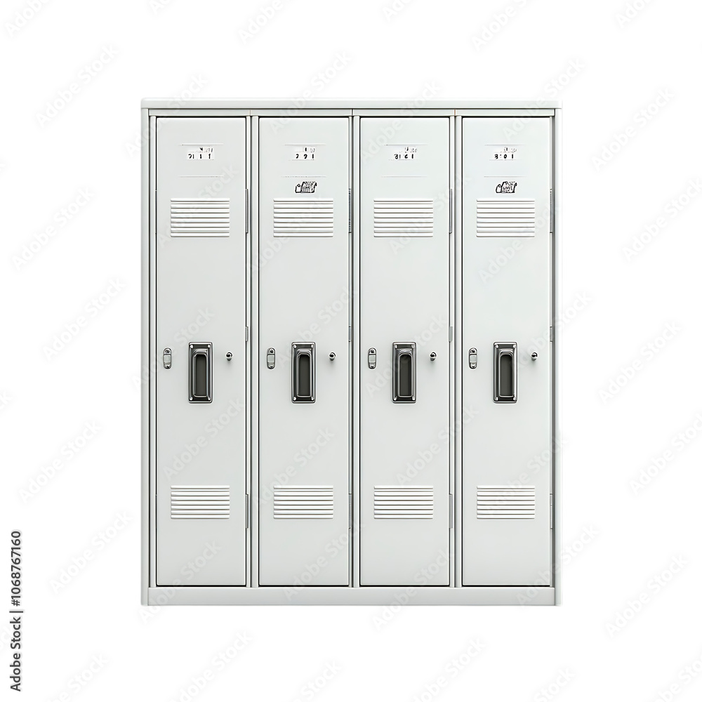 Locker isolated on a transparent background by AI generative. Locker isolated on a transparent background by AI generative.