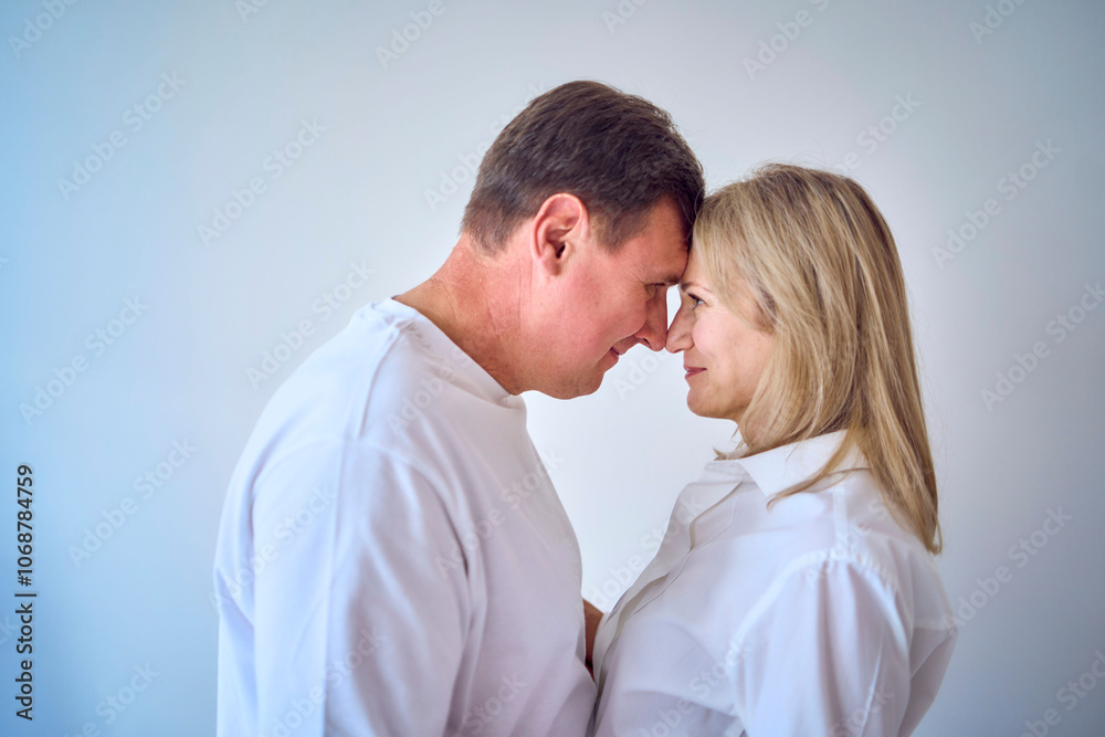 portrait of a beautiful middle-aged couple portrait of a beautiful middle-aged couple