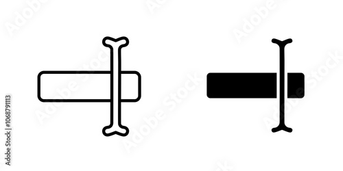 Rename icon symbol collection on white background.