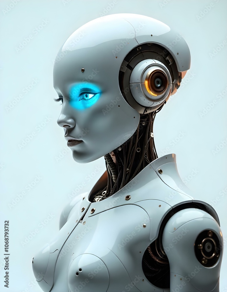 robot woman profile