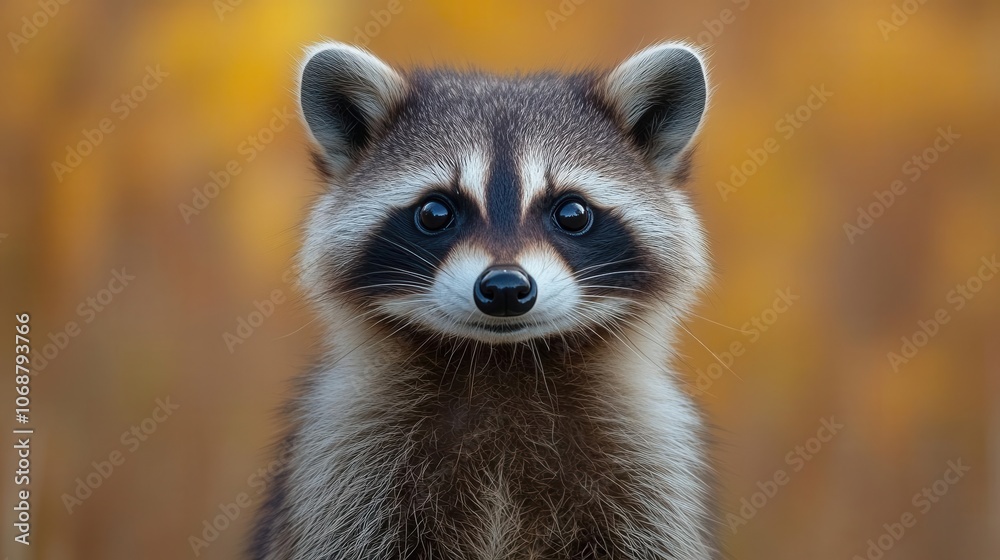a curious raccoon peers intently into the camera, its expressive eyes and distinctive fur patterns creating a charming portrait against a clean, uncluttered background a curious raccoon peers intently into the camera, its expressive eyes and distinctive fur patterns creating a charming portrait against a clean, uncluttered background
