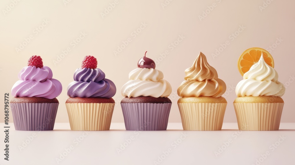 The Colorful Cupcake Arrangement The Colorful Cupcake Arrangement