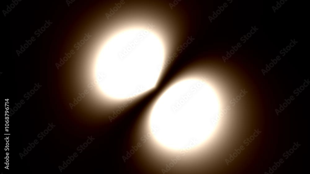 Dynamic Light Patterns: Expanding Bright Orbs and Fluid Shapes Dynamic Light Patterns: Expanding Bright Orbs and Fluid Shapes