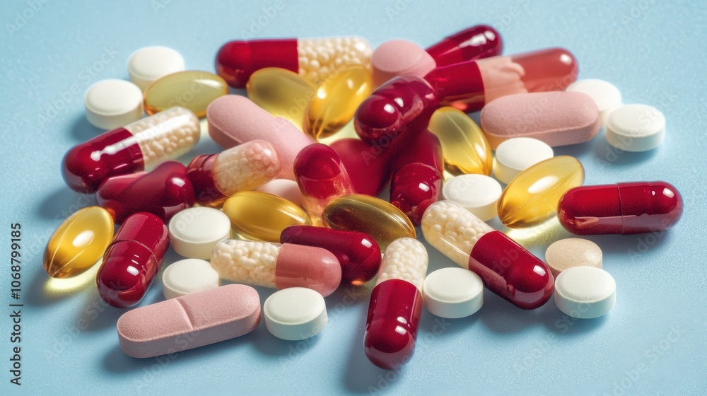 The Colorful Variety of Pills The Colorful Variety of Pills