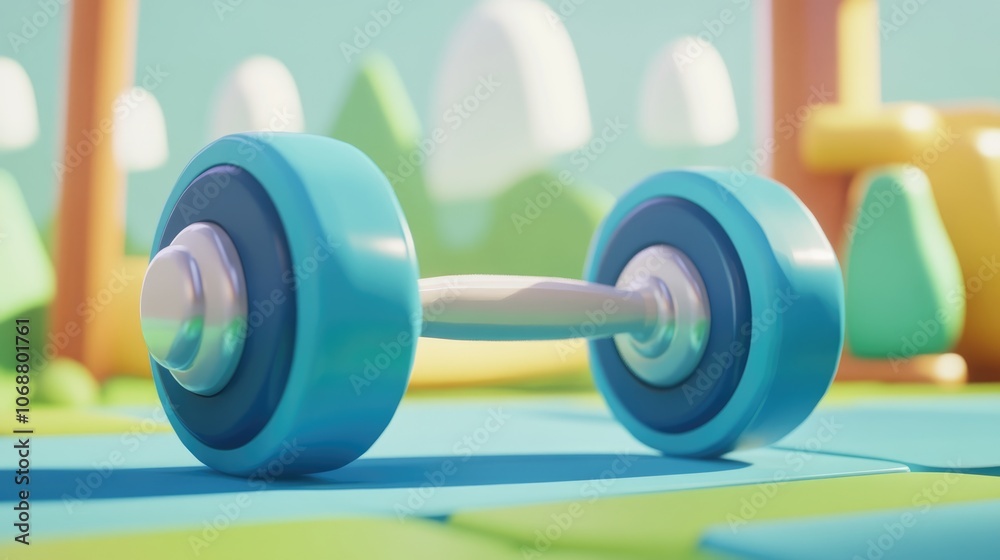 Dumbbell exercise showcasing upper arm workouts for strength building ideal for fitness enthusiasts Dumbbell exercise showcasing upper arm workouts for strength building ideal for fitness enthusiasts