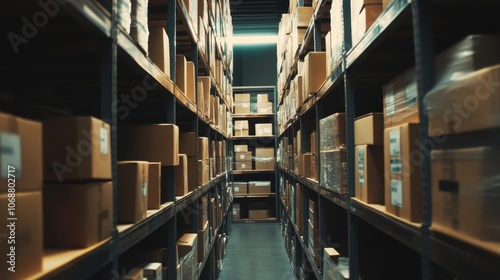Organized Warehouse Shelves...
