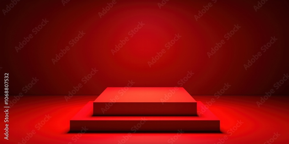 Create a Stunning Visual Display Using a Bold Red Stage Create a Stunning Visual Display Using a Bold Red Stage
