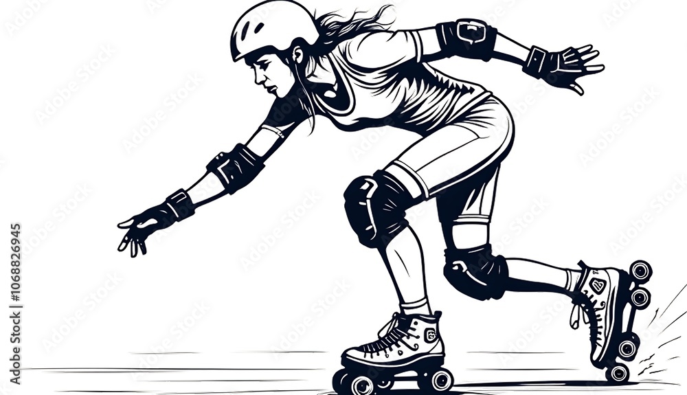 Obraz premium hockey player in action