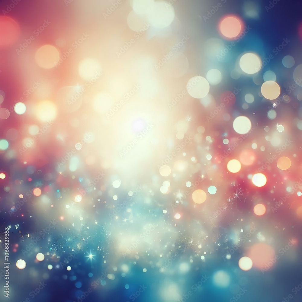 Abstract Bokeh Light Background with Soft Pastel Glow and Sparkling Effects Abstract Bokeh Light Background with Soft Pastel Glow and Sparkling Effects