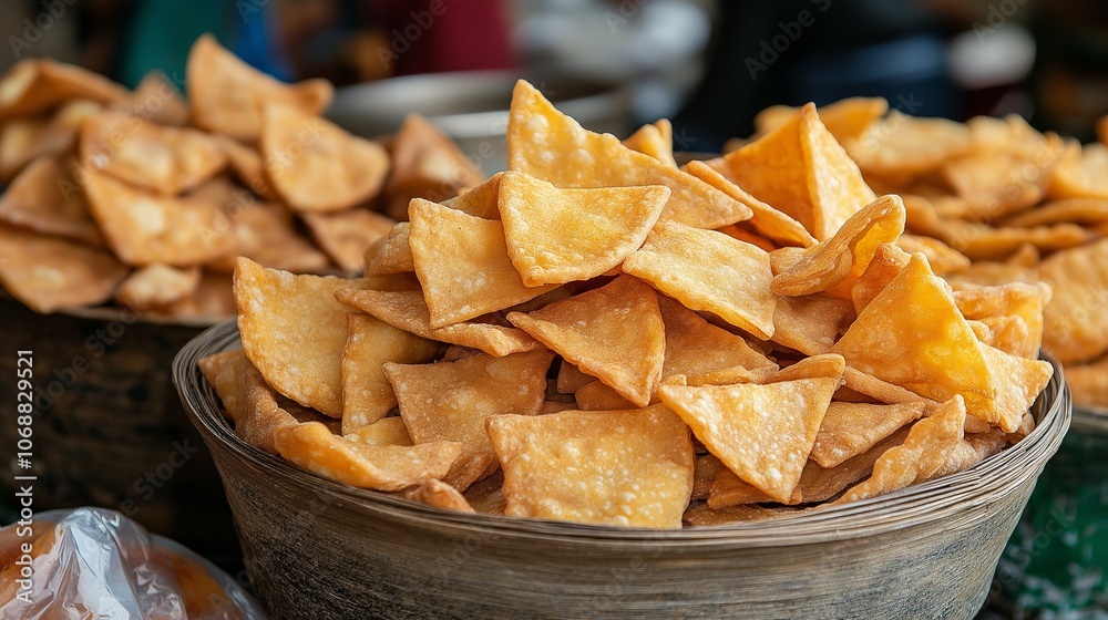 potato chips in a bowl potato chips in a bowl