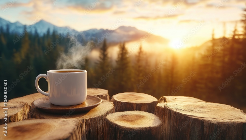 Embrace a Scenic Forest Sunrise with Morning Coffee Experience a Peaceful Calm and Cozy Start to Your Day with Nature's Beauty and SerenityPerfect for Tranquility Seekers Embrace a Scenic Forest Sunrise with Morning Coffee Experience a Peaceful Calm and Cozy Start to Your Day with Nature's Beauty and SerenityPerfect for Tranquility Seekers