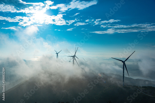 Ningbo City, Zhejiang Province - City skyline from aerial perspective