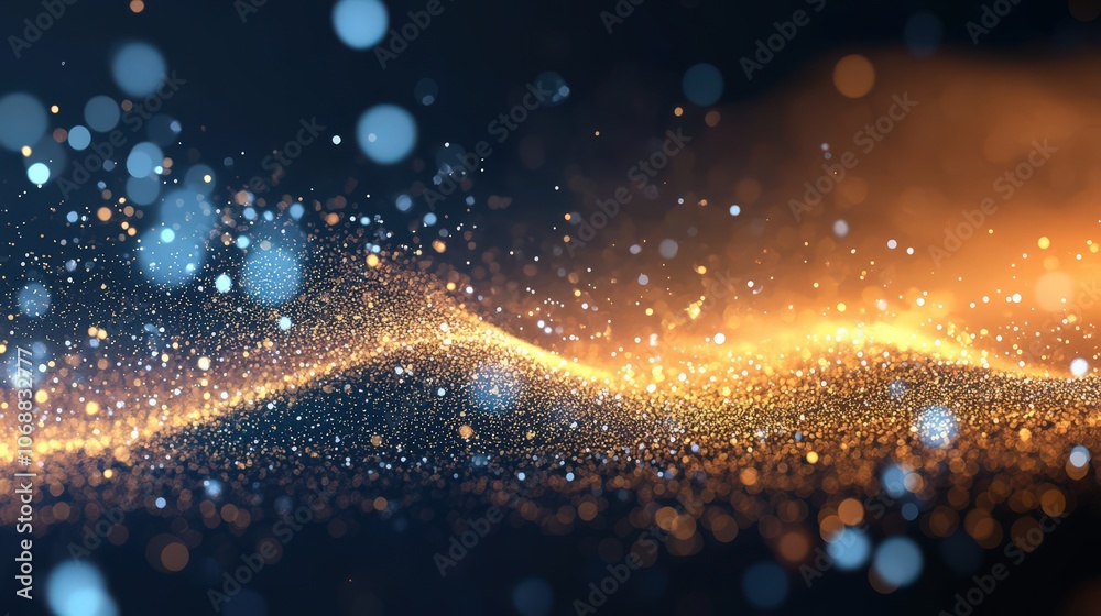 olden glowing particles creating a warm and shimmering abstract background with radiant energy and magical illumination, ideal for festive, elegant, and enchanting design projects olden glowing particles creating a warm and shimmering abstract background with radiant energy and magical illumination, ideal for festive, elegant, and enchanting design projects