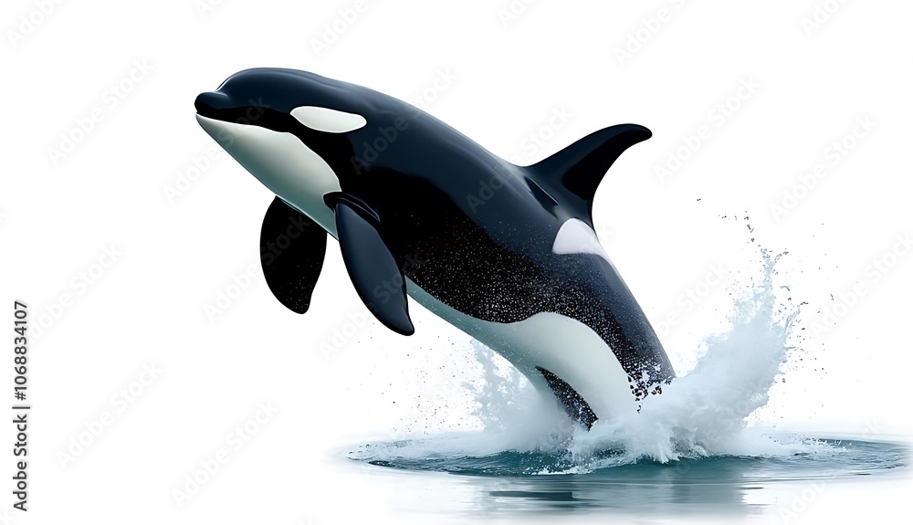 Obraz premium dolphin jumping in water