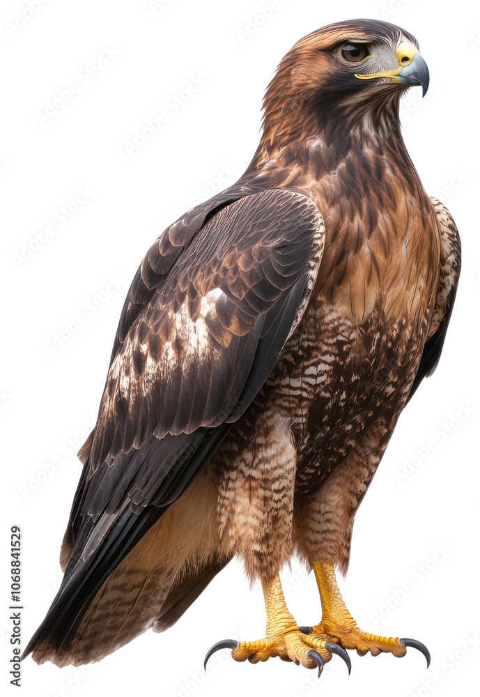 Fototapeta premium PNG A wild hawk photography animal bird.