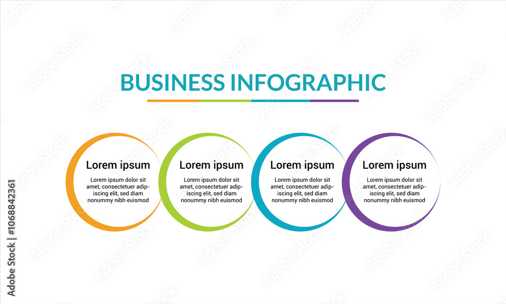 4 Steps, Options, Parts Business Infographic Template For Presentation, Workflow Layout. 4 Steps, Options, Parts Business Infographic Template For Presentation, Workflow Layout.