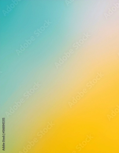 Abstract Gradient Background in Blue and Yellow