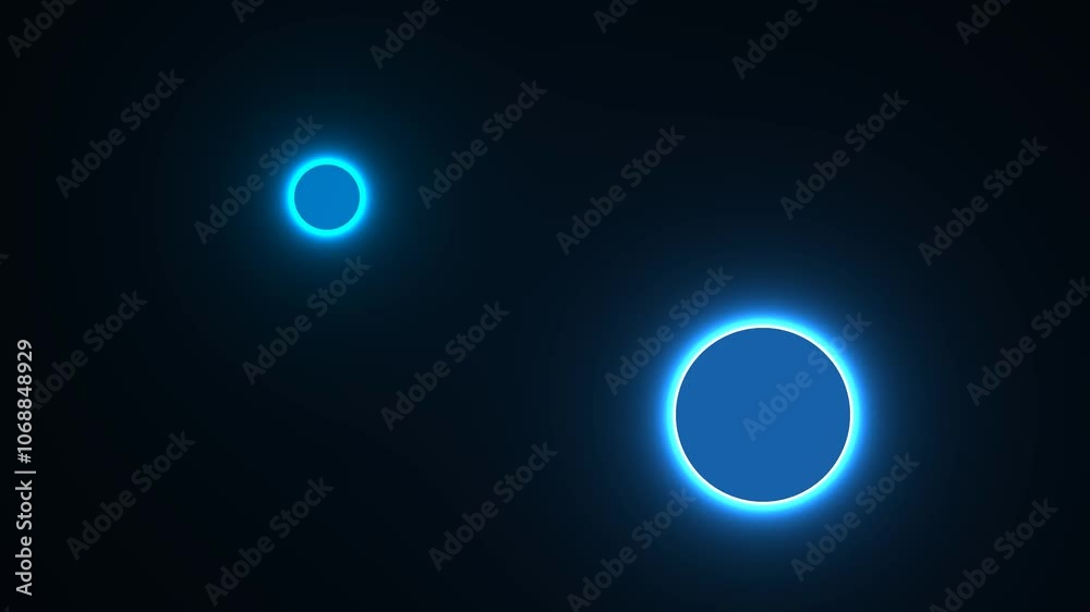 Spheres of Energy: Dynamic Blue Glow and Pulse Animation Spheres of Energy: Dynamic Blue Glow and Pulse Animation