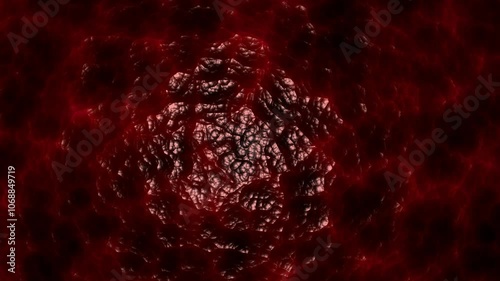Smooth Zooming Patterns with Blood Texture