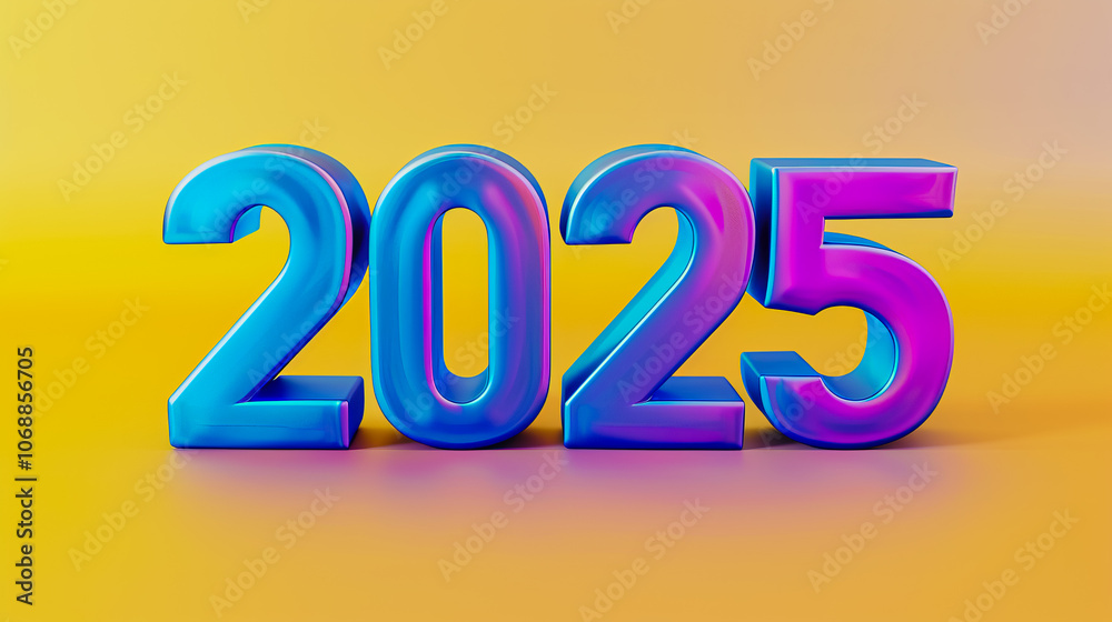 Text 2025 number design for a New Year invitation, featuring modern typography for celebrating the upcoming year. Text 2025 number design for a New Year invitation, featuring modern typography for celebrating the upcoming year.