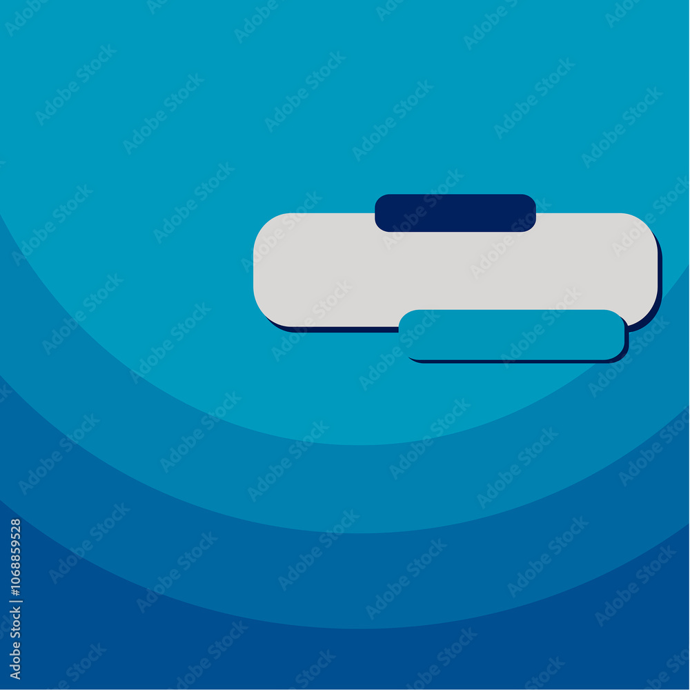 Different shades of blue geometric shape background for products and price with copy space Different shades of blue geometric shape background for products and price with copy space
