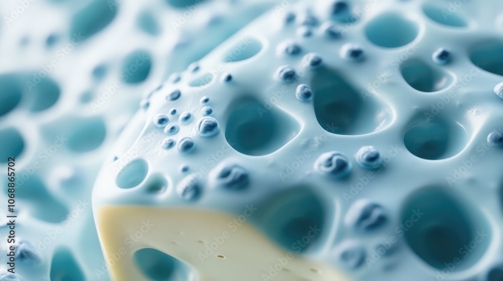 Macro shot of creamy blue cheese showcasing rich Penicillium mold patterns perfect for gourmet culinary presentations Macro shot of creamy blue cheese showcasing rich Penicillium mold patterns perfect for gourmet culinary presentations