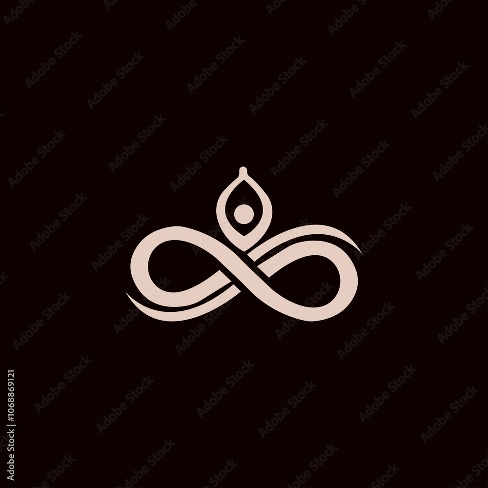 Obraz premium Infinity gradient vector logo template design