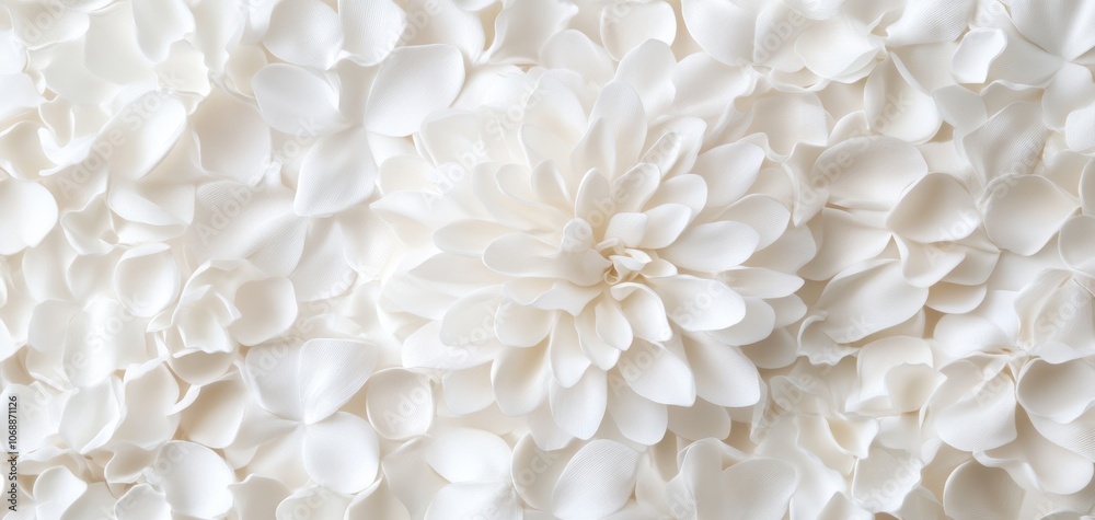 Beautiful arrangement of white flower petals creating a soft, serene background. Perfect for decoration, design, or nature-themed projects. Beautiful arrangement of white flower petals creating a soft, serene background. Perfect for decoration, design, or nature-themed projects.