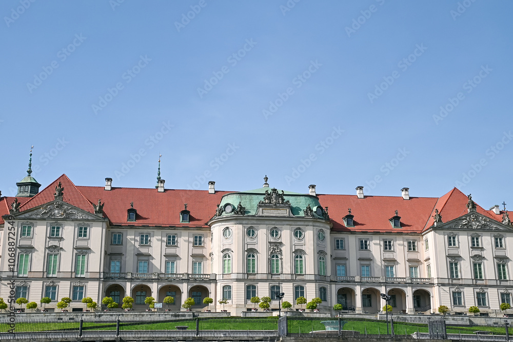 The Royal Castle in Warsaw, Poland. A state museum and a national historical monument. Royal residence. Old town. The Royal Castle in Warsaw, Poland. A state museum and a national historical monument. Royal residence. Old town.
