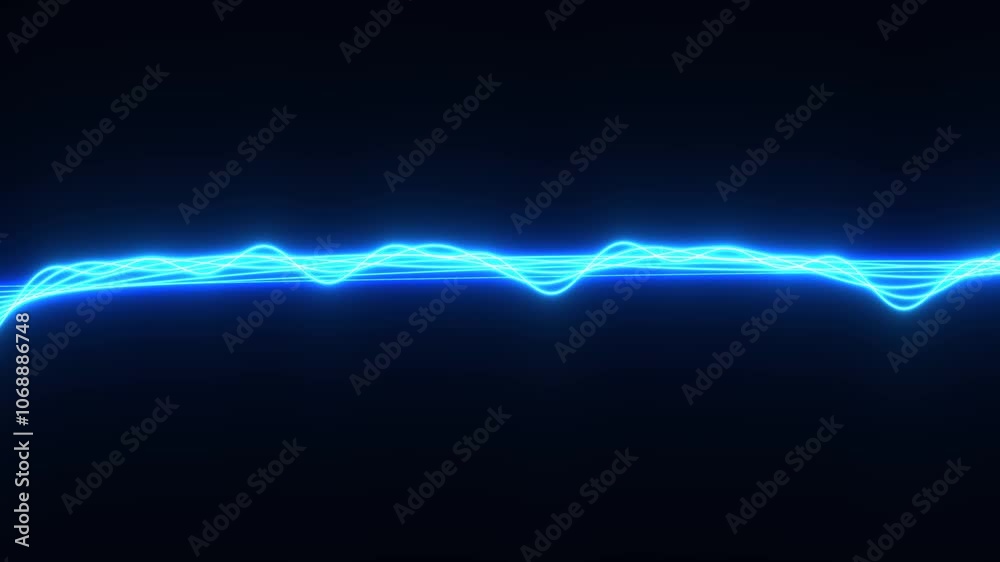 Ripple Threads of Blue Lines