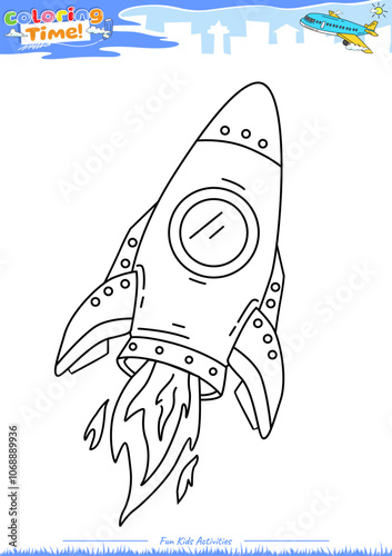 Lets color it Rocket 6