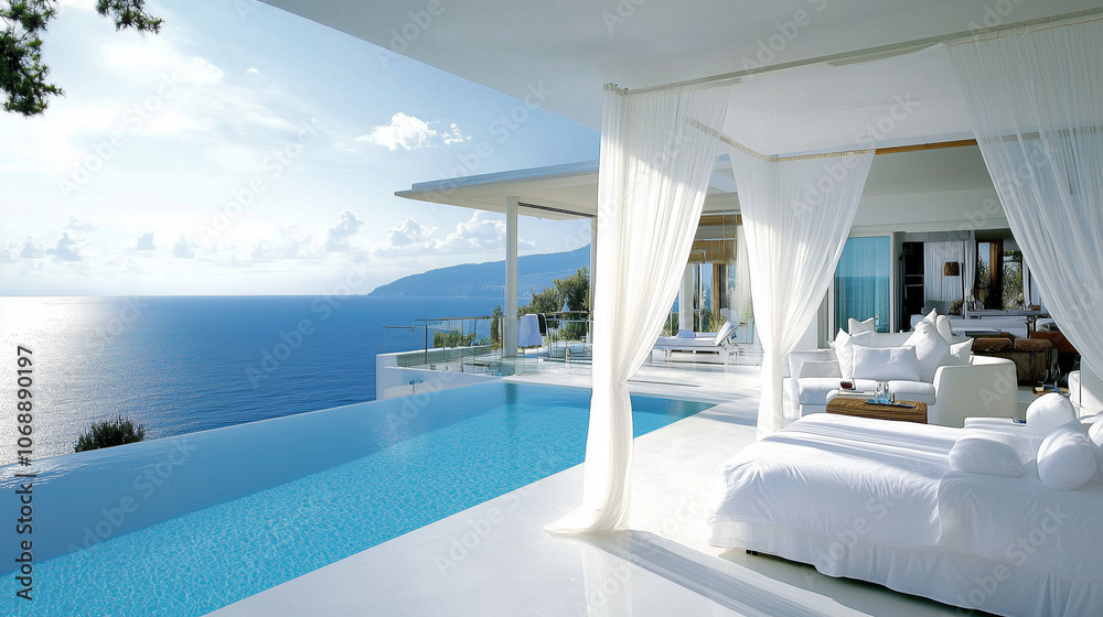 Fototapeta premium 美しいビーチのリゾートホテル