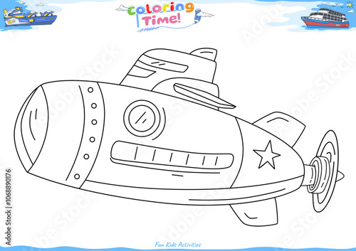 Lets color it Submarine 3