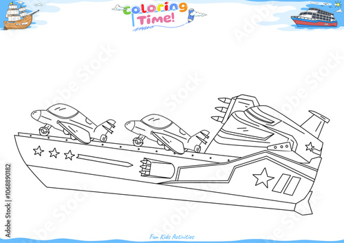 Lets color it Warship 5