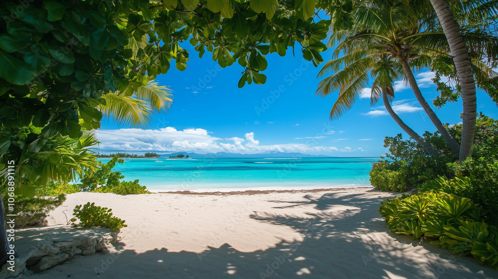 美しいビーチのリゾート