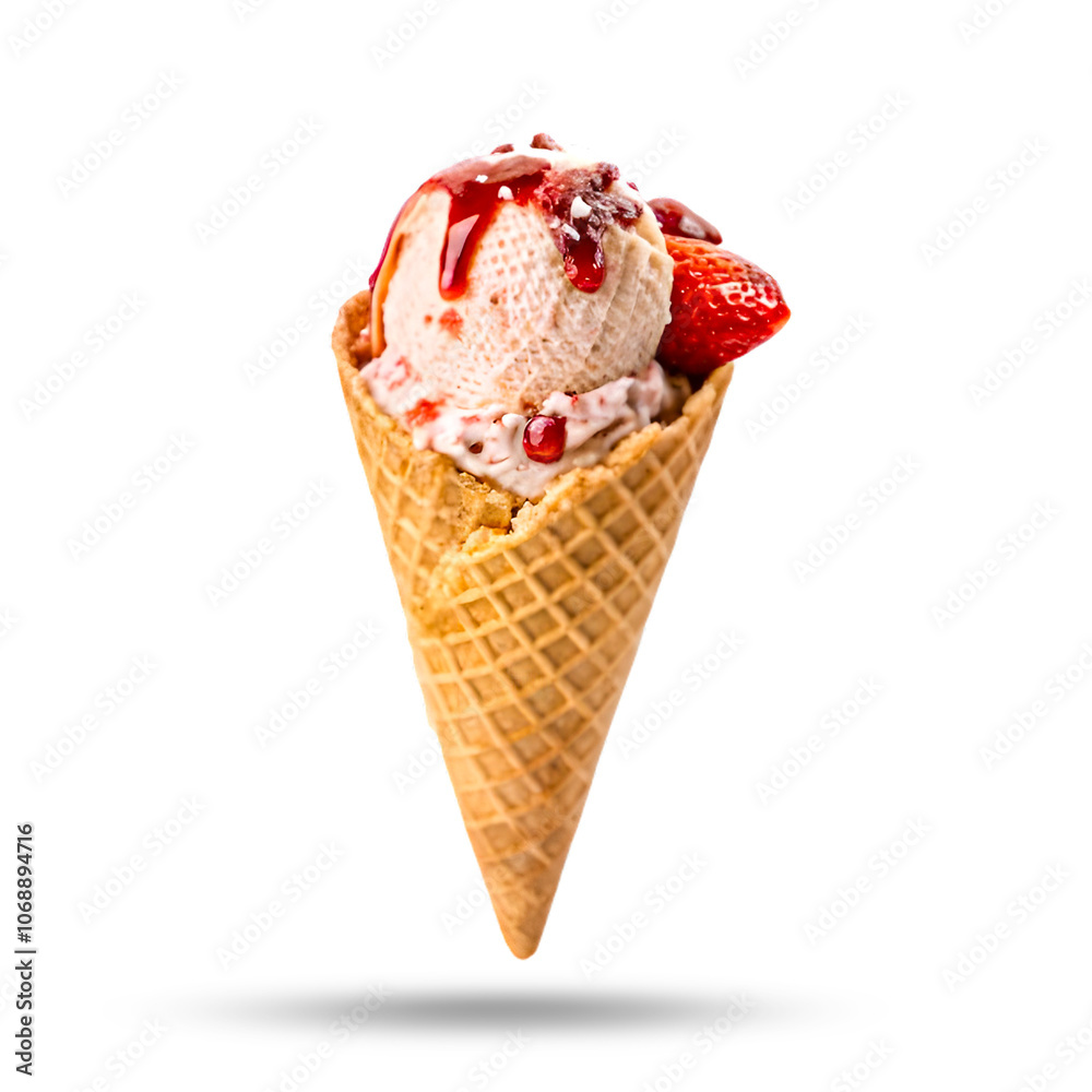 3d cone ice cream 5 isolated Premium Psd 3d cone ice cream 5 isolated Premium Psd