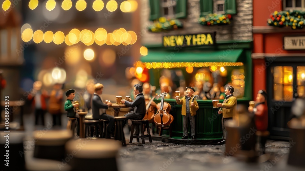 Explore the charm of a miniature world filled with lively characters and enchanting scenes Explore the charm of a miniature world filled with lively characters and enchanting scenes