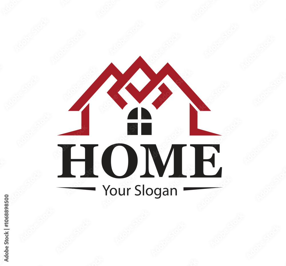 Creative Abstract House Logo Vector Symbol Design Icon Illustration Creative Abstract House Logo Vector Symbol Design Icon Illustration