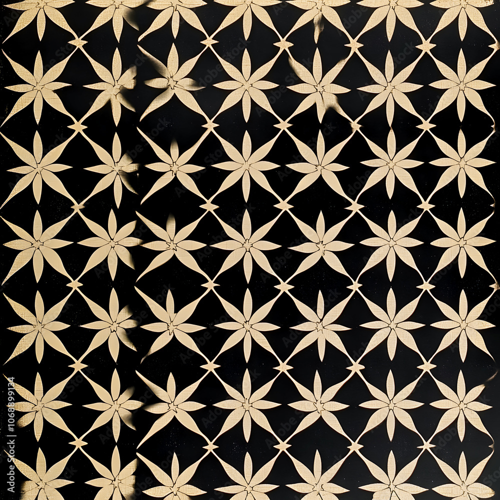 Black and white seamless geometric vector pattern for wallpaper, textile, and decor Black and white seamless geometric vector pattern for wallpaper, textile, and decor
