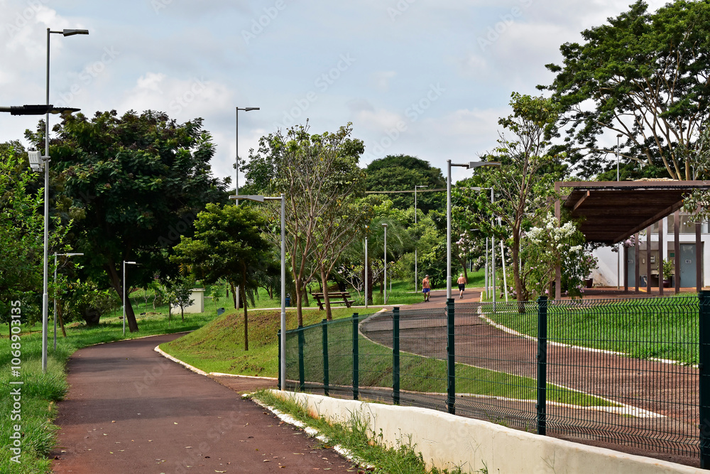 custom made wallpaper toronto digitalPartial view of "Arts Park" (Parque das Artes) in Ribeirao Preto, Sao Paulo, Brazil