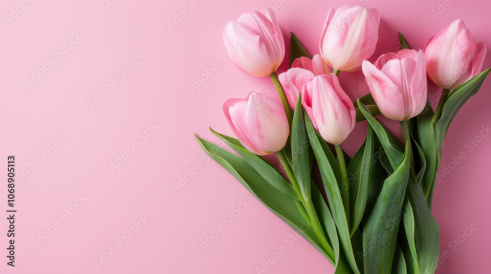 Naklejka premium bouquet of tulips