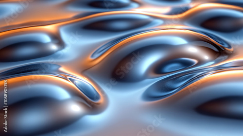 abstract silver wave background,