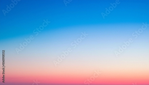 Beautiful Blue and Pink Sunset Sky Gradient