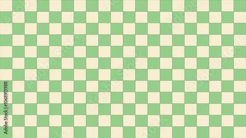 green white squares. chess background. vector illustration.