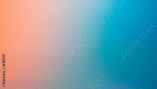 Abstract Gradient Background with Peach and Blue