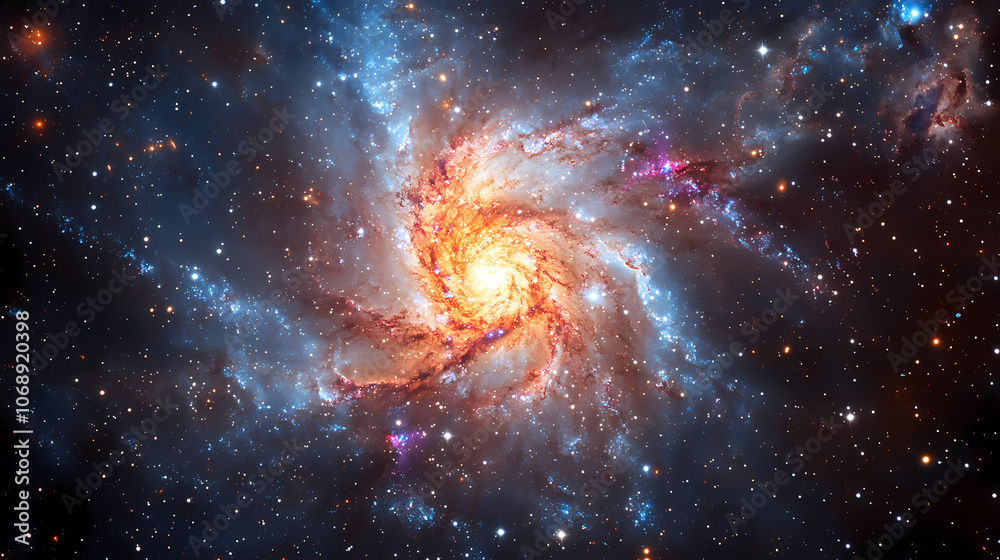 It moves gracefully through the cosmic void a symbol of humanitys neverending quest for knowledge and understanding. Cosmic. Illustration