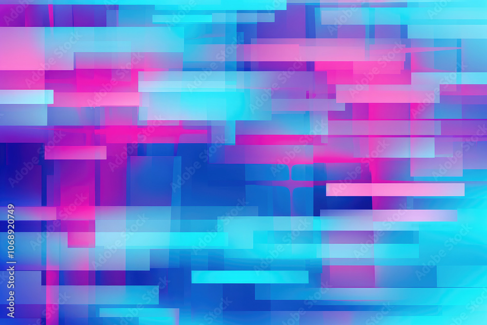 Futuristic Glitch Art for Digital Landscape Futuristic Glitch Art for Digital Landscape