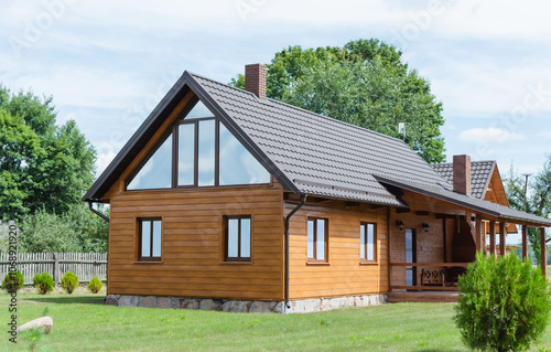 Wallpaper Mural A fragment of a renovated old house Torontodigital.ca