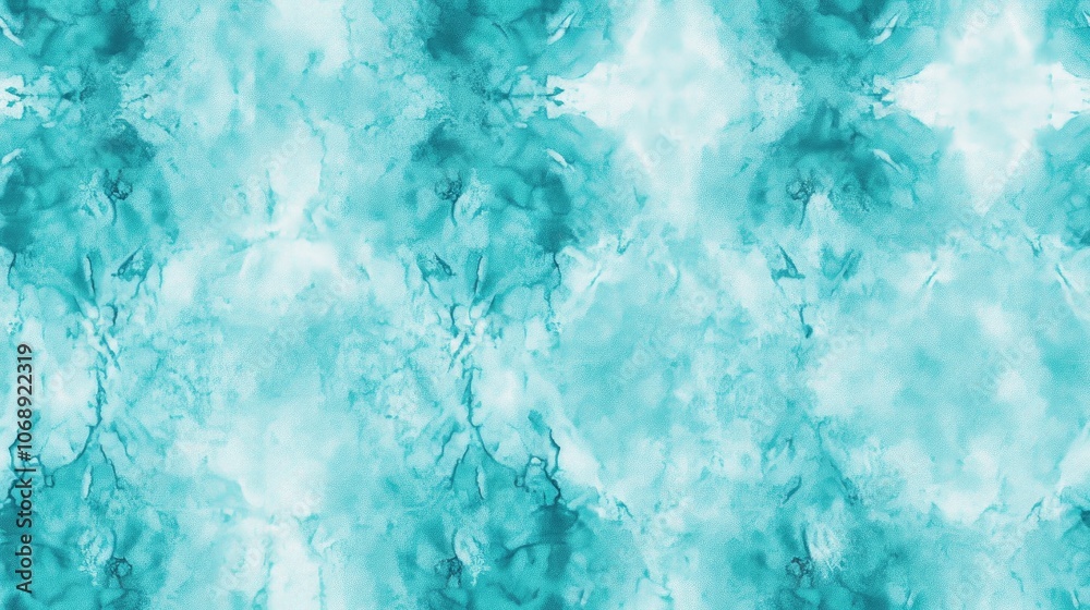 Seamless pastel tie dye pattern featuring a turquoise abstract watercolor texture ideal for modern fabric designs Seamless pastel tie dye pattern featuring a turquoise abstract watercolor texture ideal for modern fabric designs