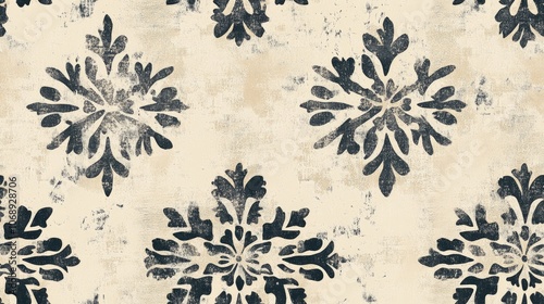 Seamless abstract pattern featuring intricate texture designs ideal for fabric or wallpaper applications